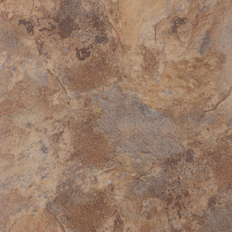 Vinyl Tiles Sonata Stone Rustic Slate Light Brown Glue Down 12" x 24"