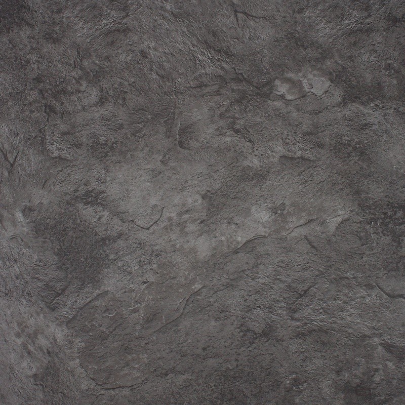 Vinyl Tiles Sonata Stone Rustic Slate Dark Grey Glue Down 18" x 18"
