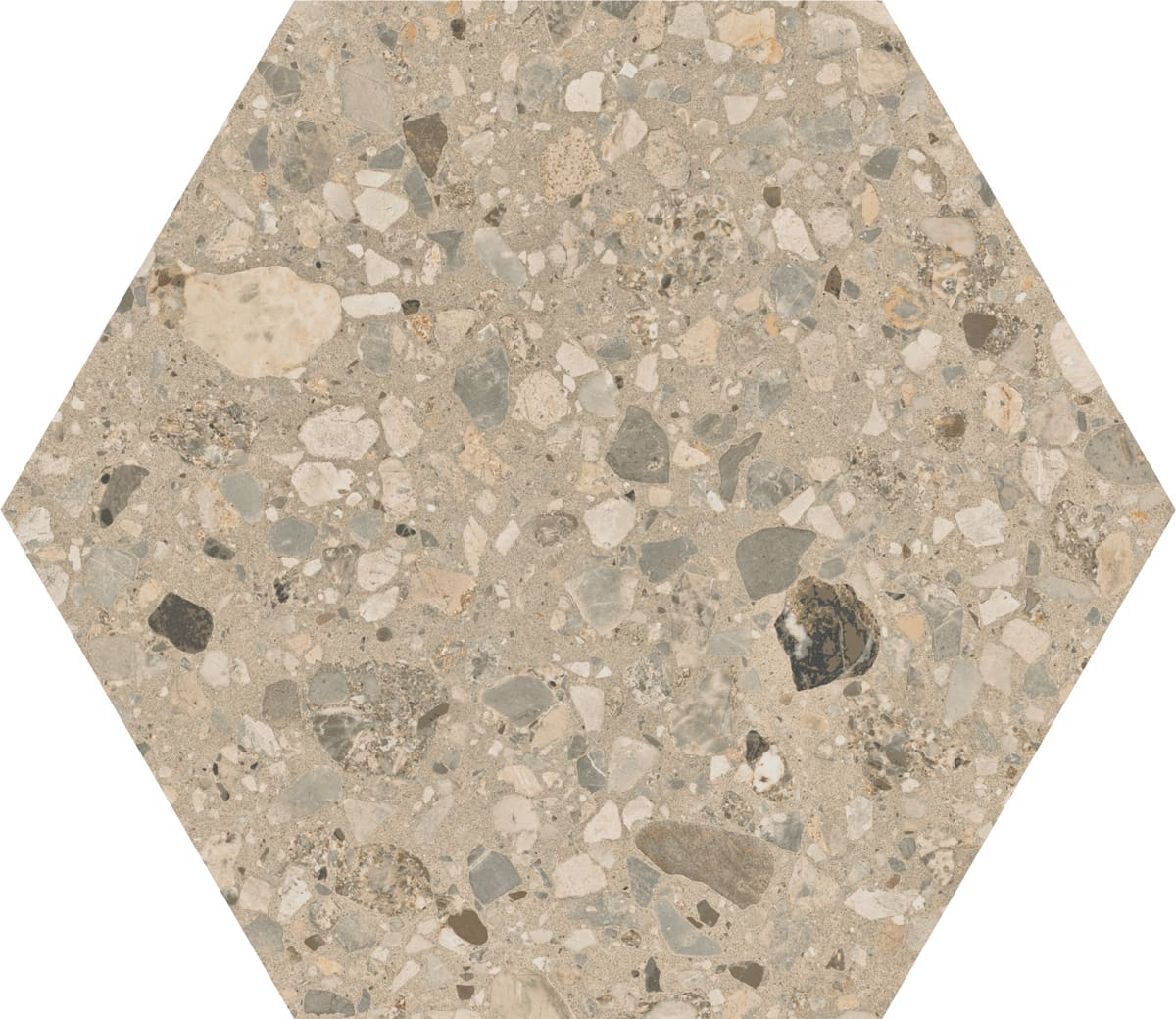 Floor Tiles Arkistyle Shade Warm Matte 9" x 10"