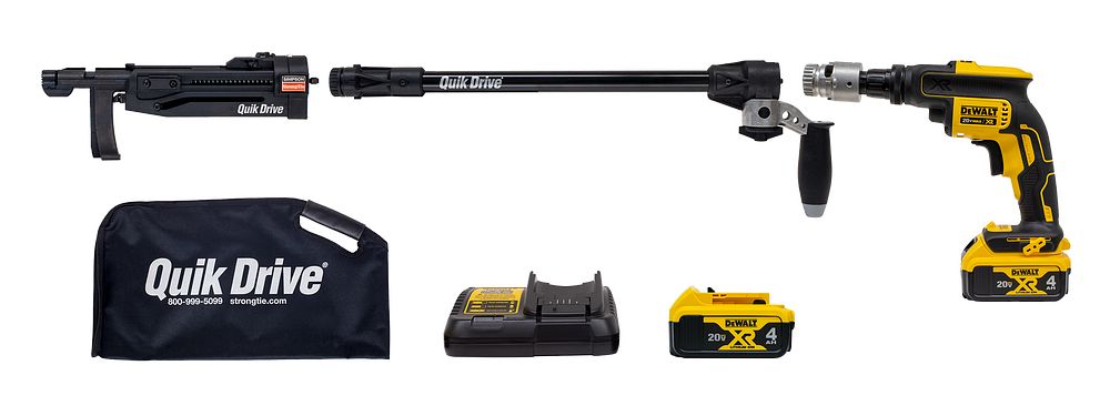 QuikDrive Cordless Subfloor System with DeWalt Drill