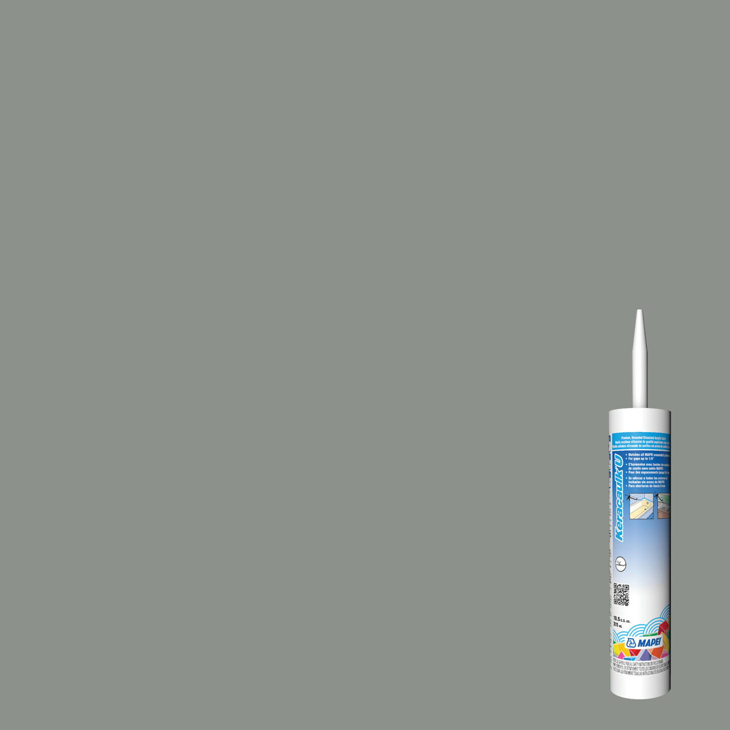 Keracaulk U Unsanded Siliconized Acrylic Caulk #5228 Cavern Moss 311 mL