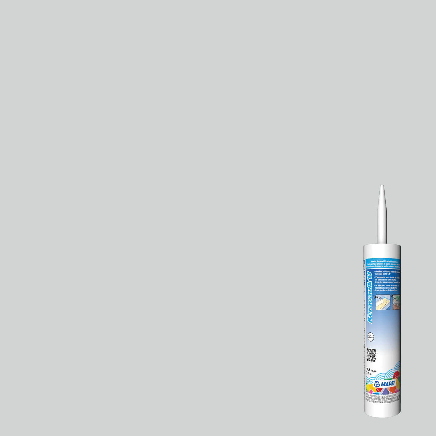 Keracaulk U Unsanded Siliconized Acrylic Caulk #5229 Sea Salt 311 mL