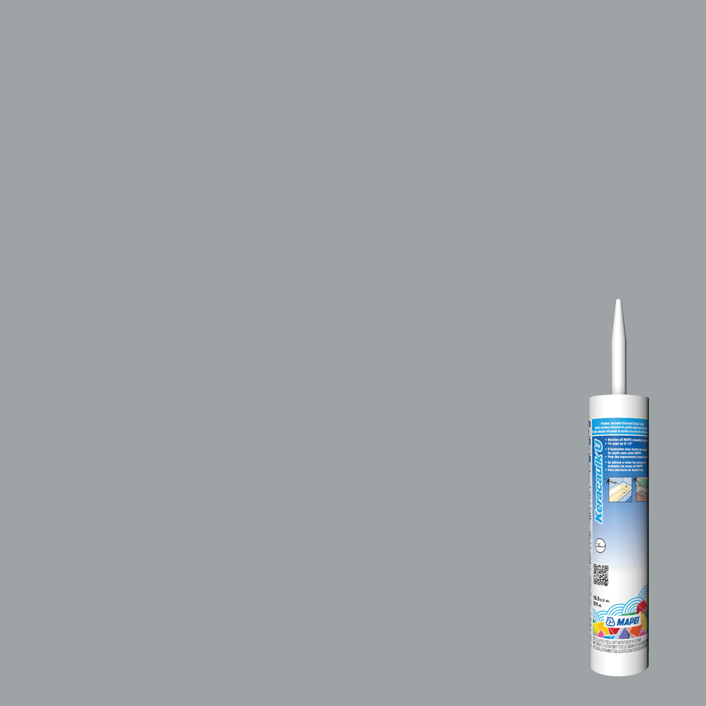 Keracaulk U Unsanded Siliconized Acrylic Caulk #5230 Armor 311 mL
