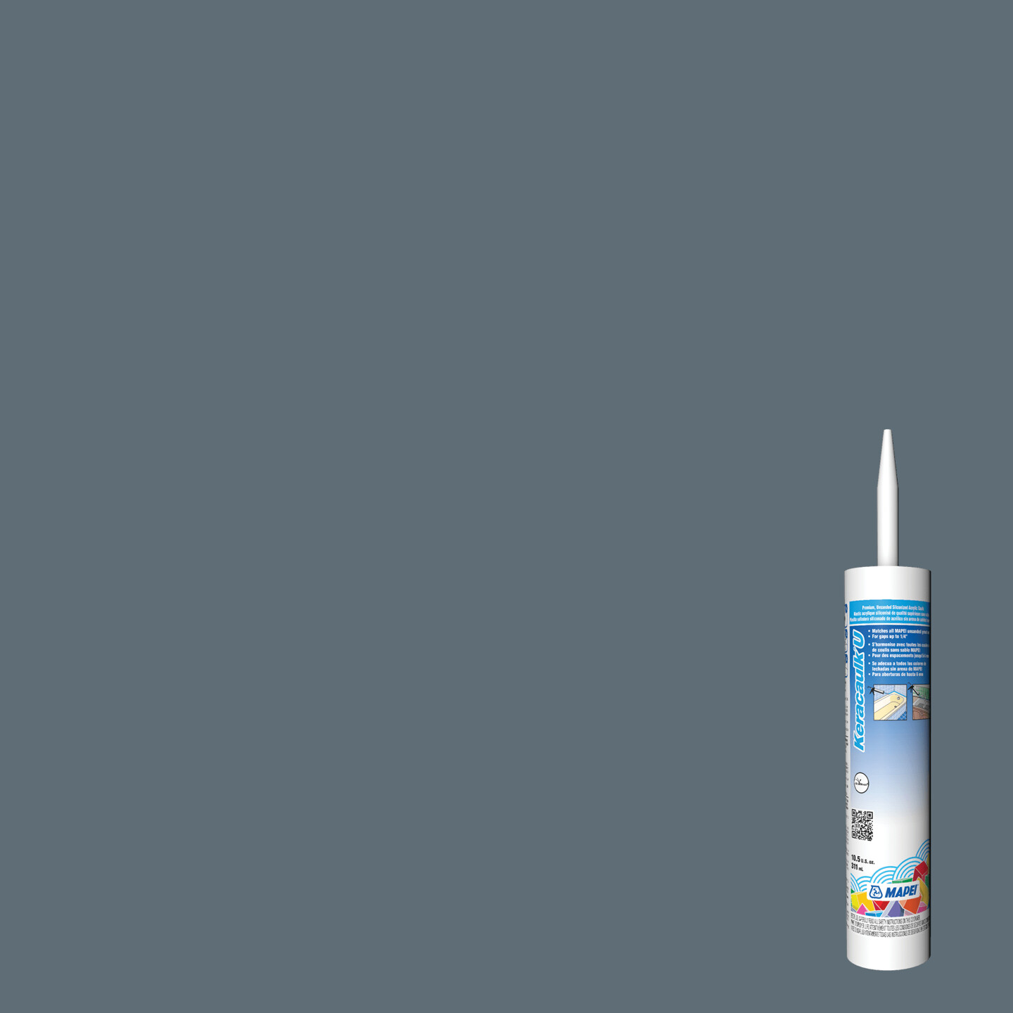 Keracaulk U Unsanded Siliconized Acrylic Caulk #5231 Deep Ocean 311 mL
