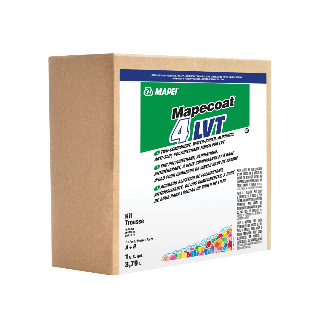 Mapecoat 4 LVT Anti-Slip Finish Kit Part A + B 10 Gloss 3.79 L