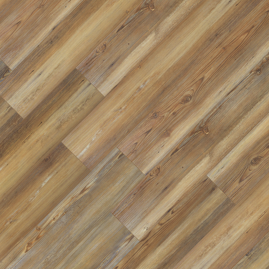 Planches de vinyle Reaktions Hickory Sunset Click Lock 7" x 48"