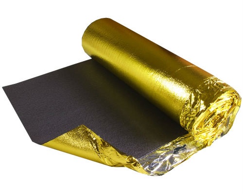 Acoustic Underlayment Black Velvet Gold 10" x 55-1/2' - 1/8" (200 sqft)