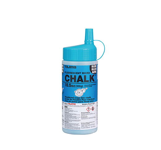 Permanent Snap Line Marking Powder Fluorescent Micro Chalk Blue 10.5 oz