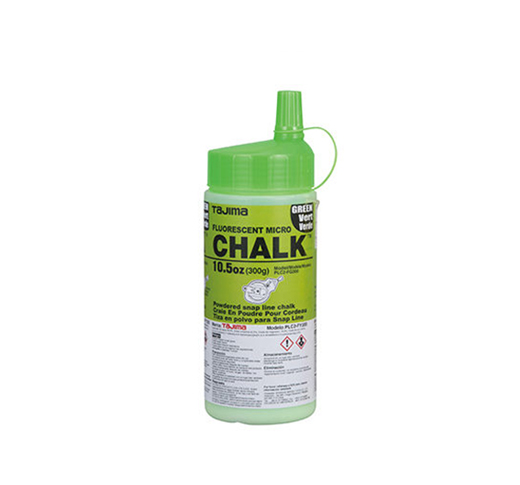 Poudre à marquer pour Snap Line Fluorescent Micro Chalk Green 10.5 oz