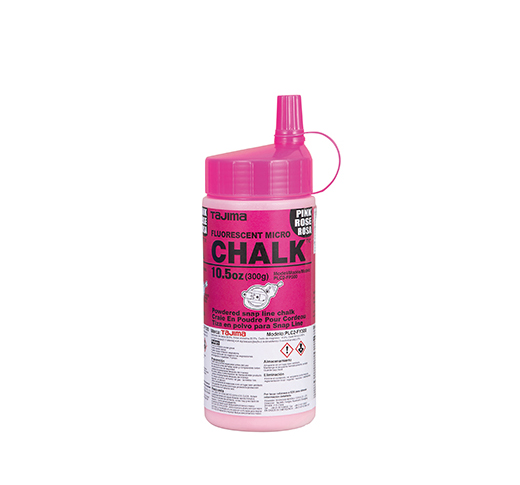 Permanent Snap Line Marking Powder Fluorescent Micro Chalk Pink 10.5 oz