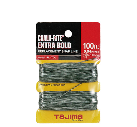 Chalk-Rite Extra Bold braided line 1.0mm x 30m/100ft