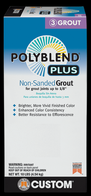 Unsanded Grout Polyblend Plus #640 Artic White 10 lb