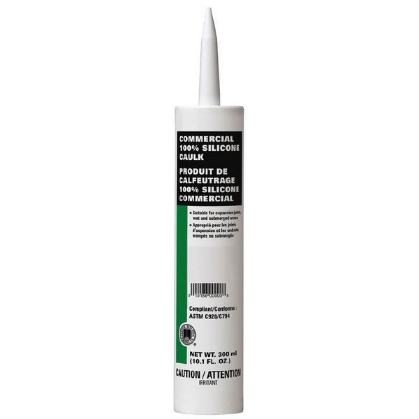 Custom Building Products Commercial #642 10.1 oz. Ash Silicone Caulk
