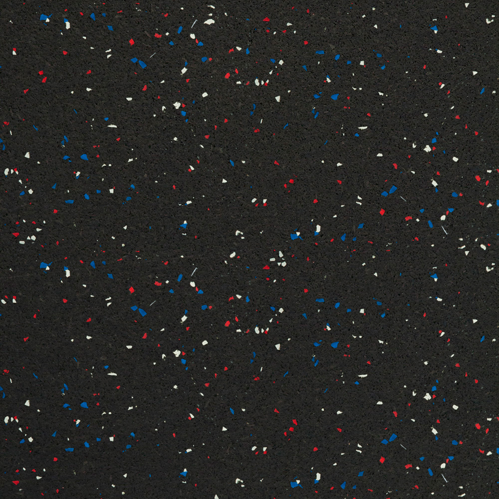 ROPPE Rubber Tiles Recoil Square #375 Red Bisque Cobalt 10