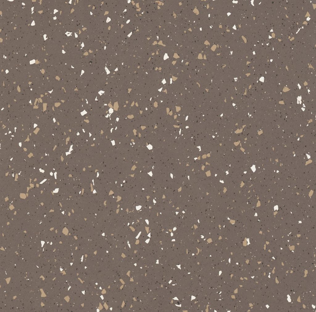 Rubber Tiles Tuflex Spartus Interlock #932 Cocoa 25-3/4" x 25-3/4" - 9.5 mm