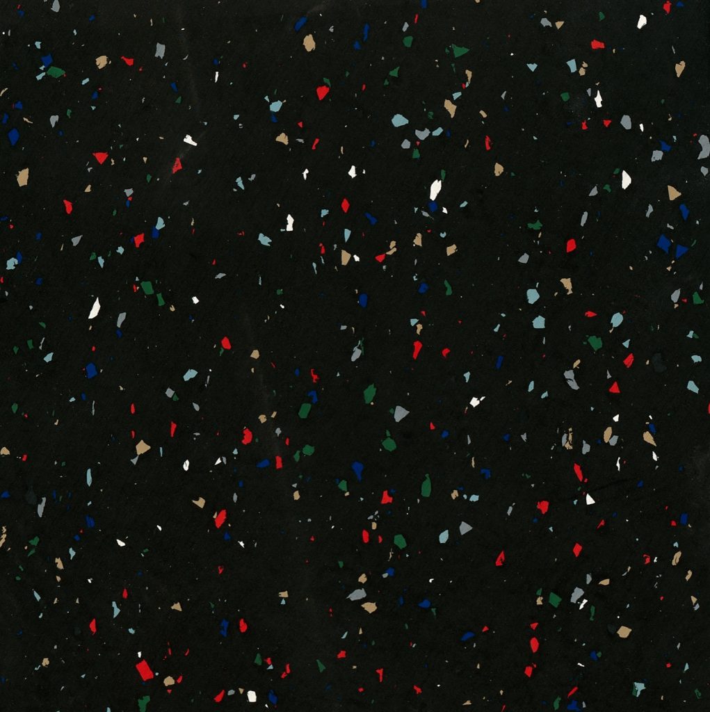Rubber Tiles Tuflex Titan Interlock #950 Confetti 25-3/4" x 25-3/4" - 9.5 mm