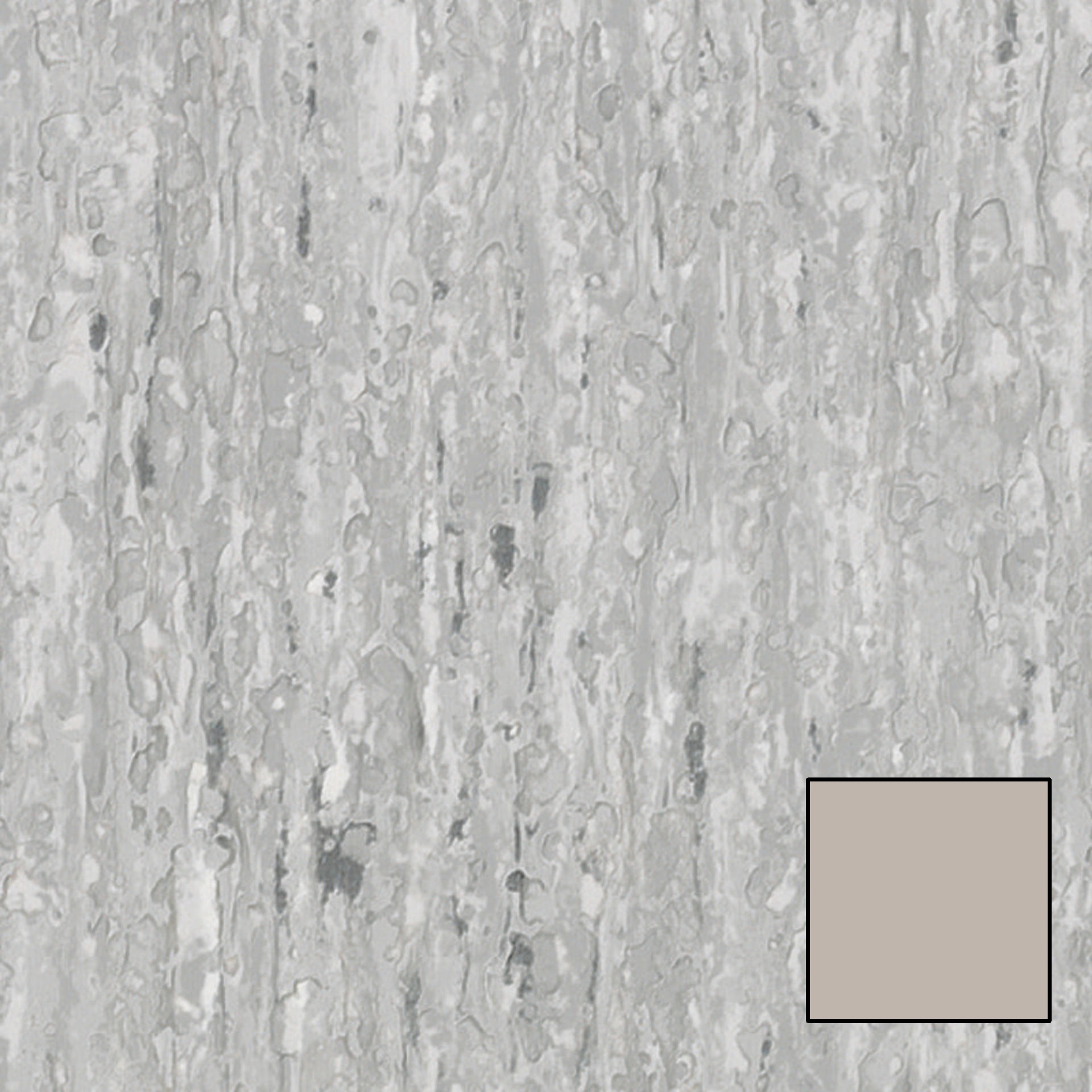 Homogeneous Vinyle Roll iQ Optima #864 Concrete Slab 6.5' - 2 mm (Sold in Sqyd)