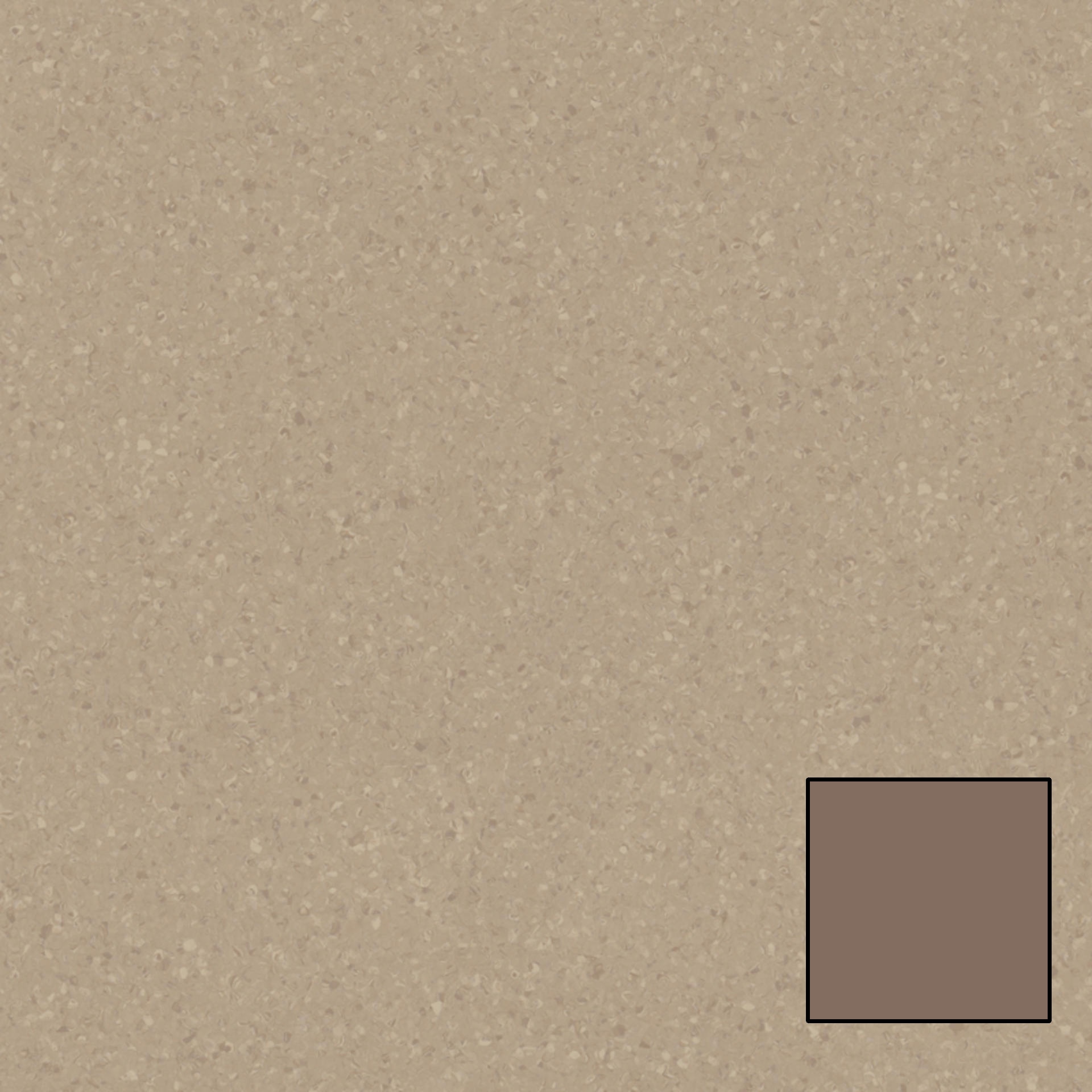 Homogeneous Vinyl Roll Melodia #974 Rye Bread 6.56' - 2 mm (Sold in Sqyd)
