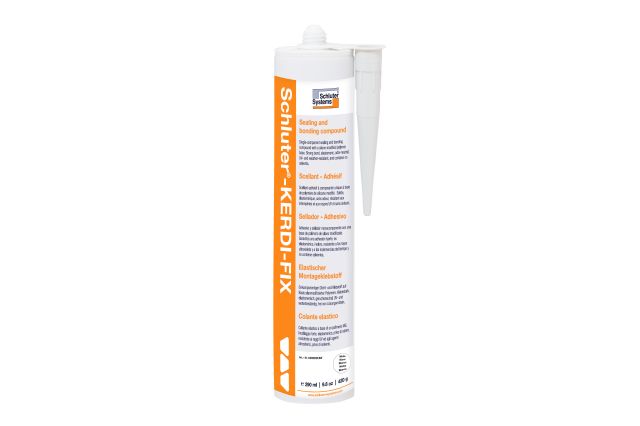 KERDI-FIX Sealing and Bonding Compound Bright White 290 ml