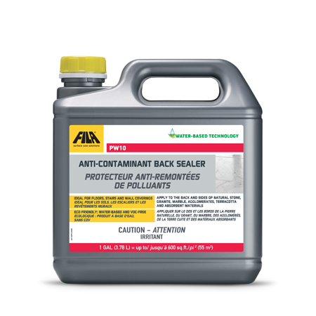 Anti-Contaminant Back Sealer PW10 for Natural Stones 3.78 L