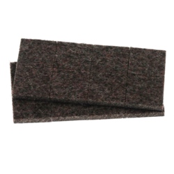 Industrial Strenght Adhesive Dark Felt Squares 15/16" (Pack of 16)