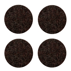 Industrial Strenght Adhesive Dark Felt Disc 1 1/4" (Pack of 6)