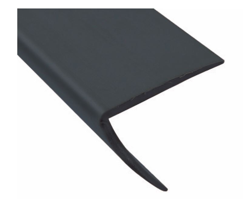Vinyl Corner Guard - Black #040 - 1 1/2" x 12'