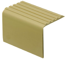 Vinyl Drop Overlap Stair Nosing - Pewter #038 - 1 7/8" x 2" x 12'