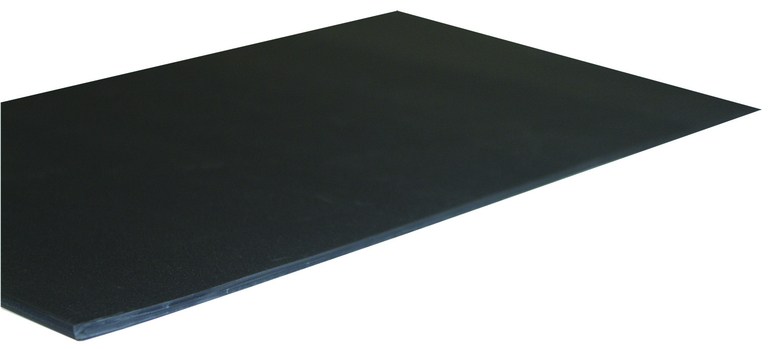 Égaliseur de sol en vinyle - Noir #040 - 11" x 48" x 1/4"