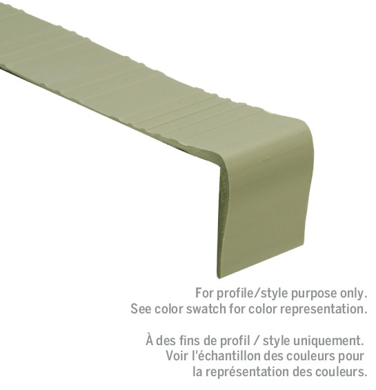Vinyl Stair Tread Heather Green #059 12-1/4" x 12' 