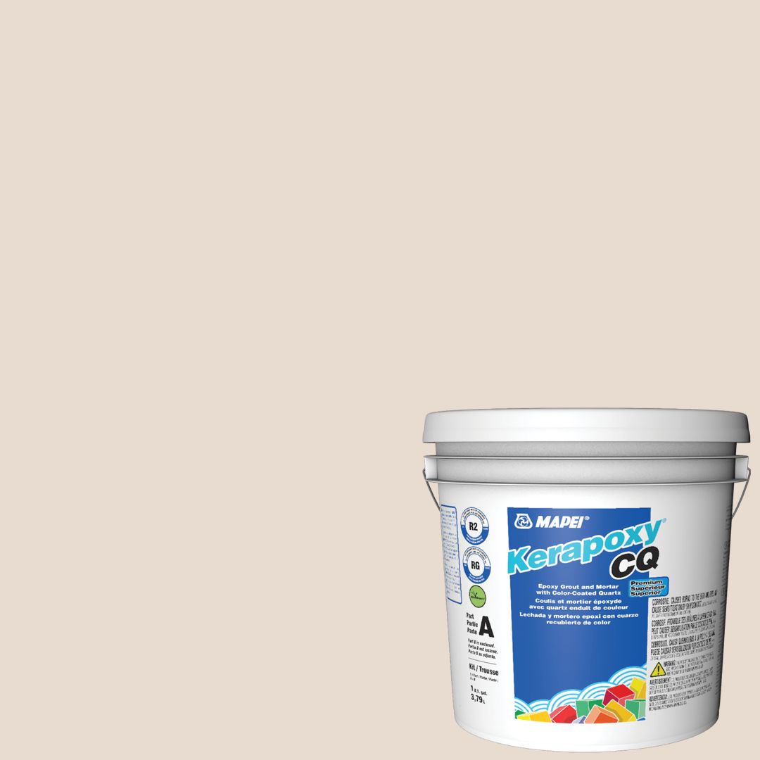 Kerapoxy CQ Premium Epoxy Grout with Color-Coated Quartz #5222 Honey Butter 3.79 L