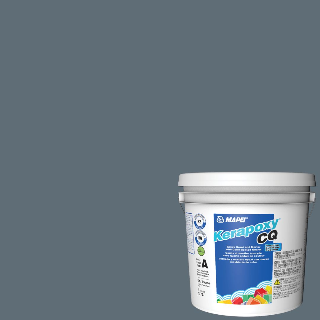 Kerapoxy CQ Premium Epoxy Grout with Color-Coated Quartz #5231 Deep Ocean 3.79 L