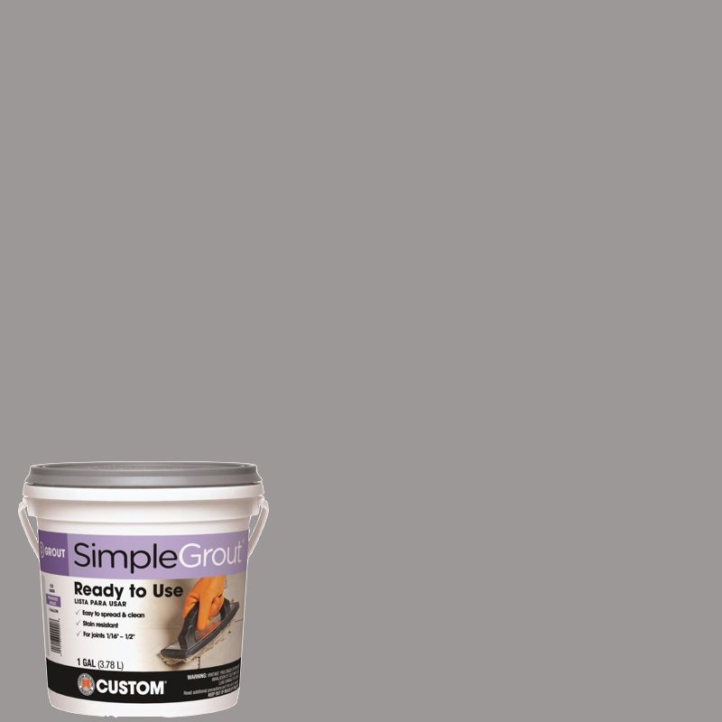 Custom Building Products SimpleGrout #165 Delorean Gray 1 gal. Pre-Mixed Grout