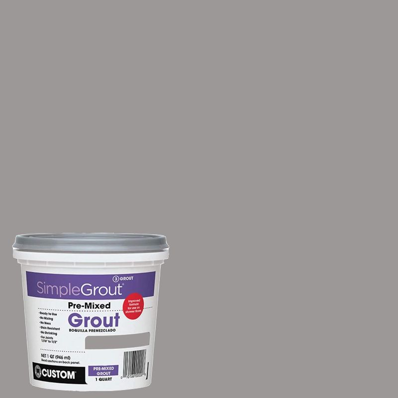 Custom Building Products SimpleGrout #165 Delorean Gray 1 gal. Pre-Mixed Grout