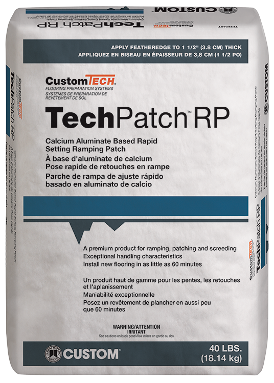Ciment de préparation de sol TechPatch RP 18.14 kg