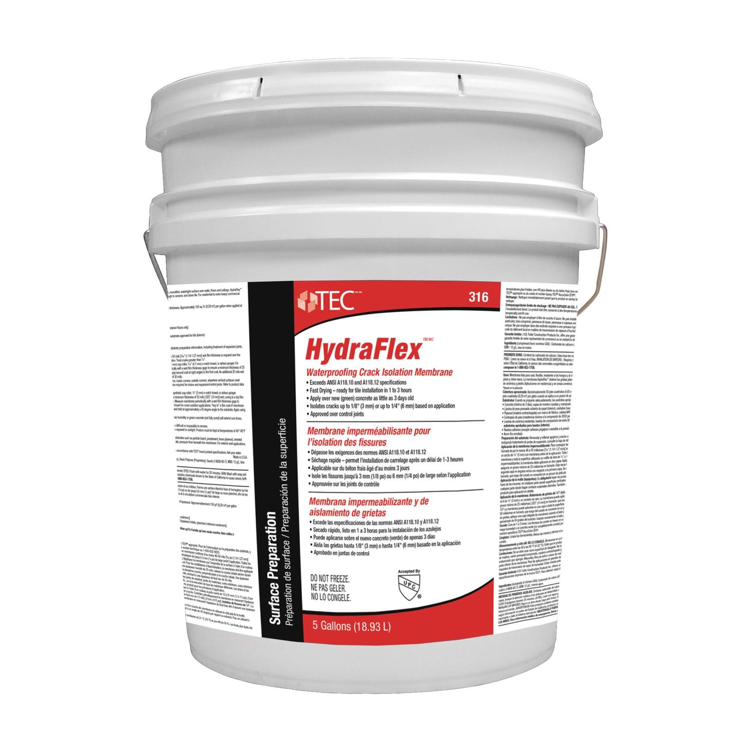 Crack Isolation Membrane HydraFlex 18.93 L (250 sqft)