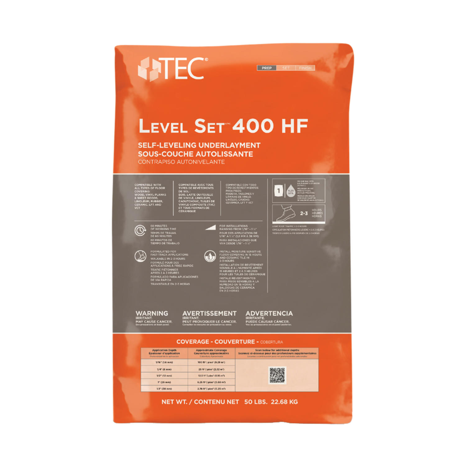 Self-Levelling Underlayment Level Set 400 - 22.68 kg