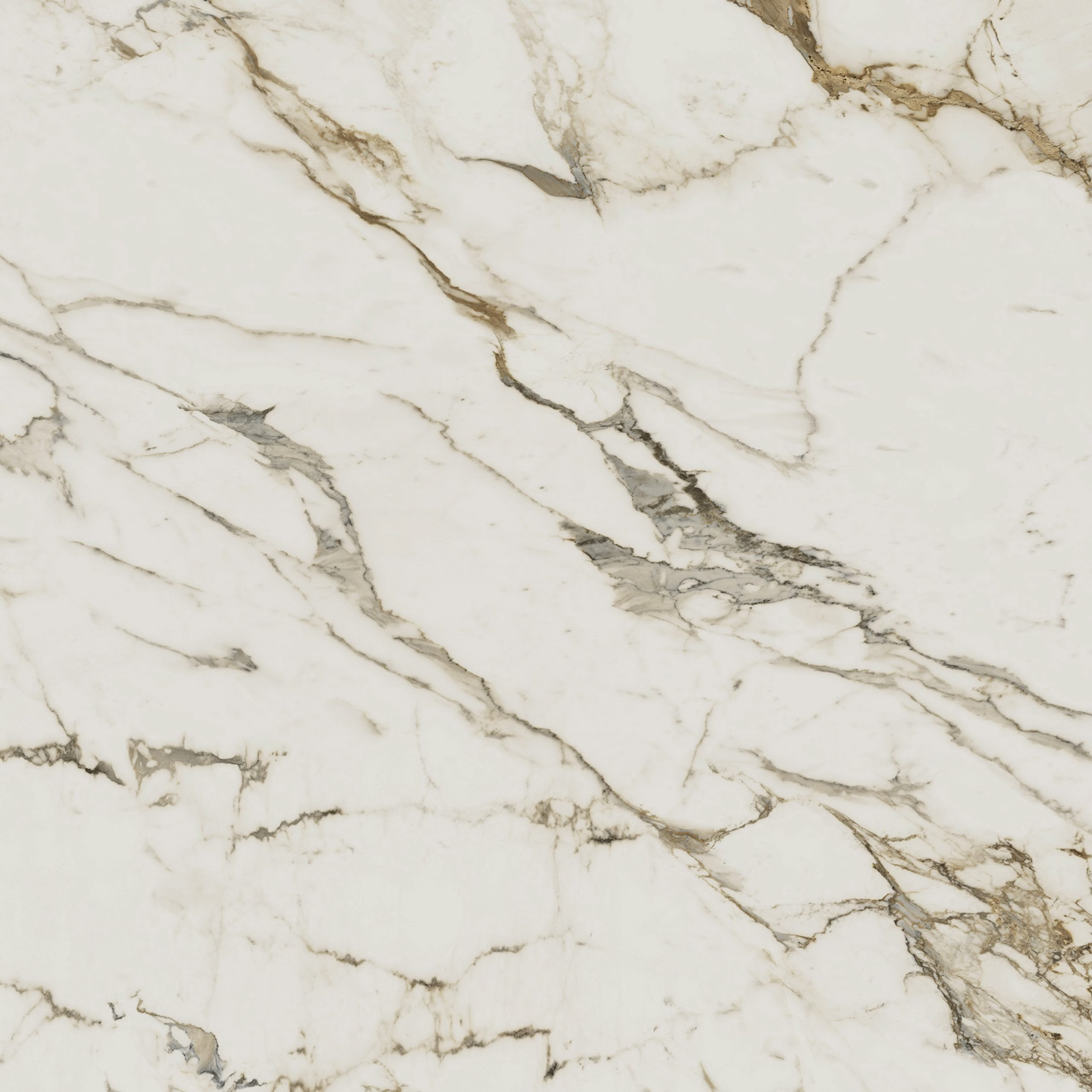 Vinyl Tile Evolution Purflex Tile Statuario Gold Loose Lay 24" x 24"