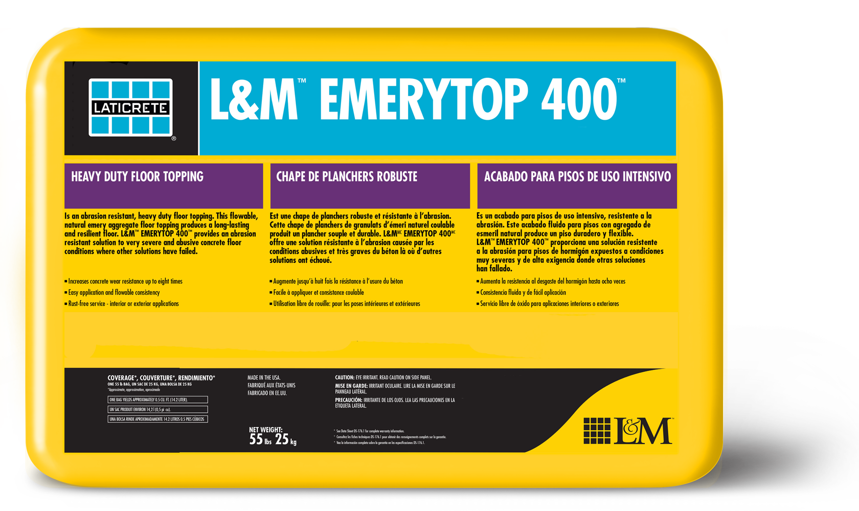 L&M EMERYTOP 400 Concrete Topping 25 kg