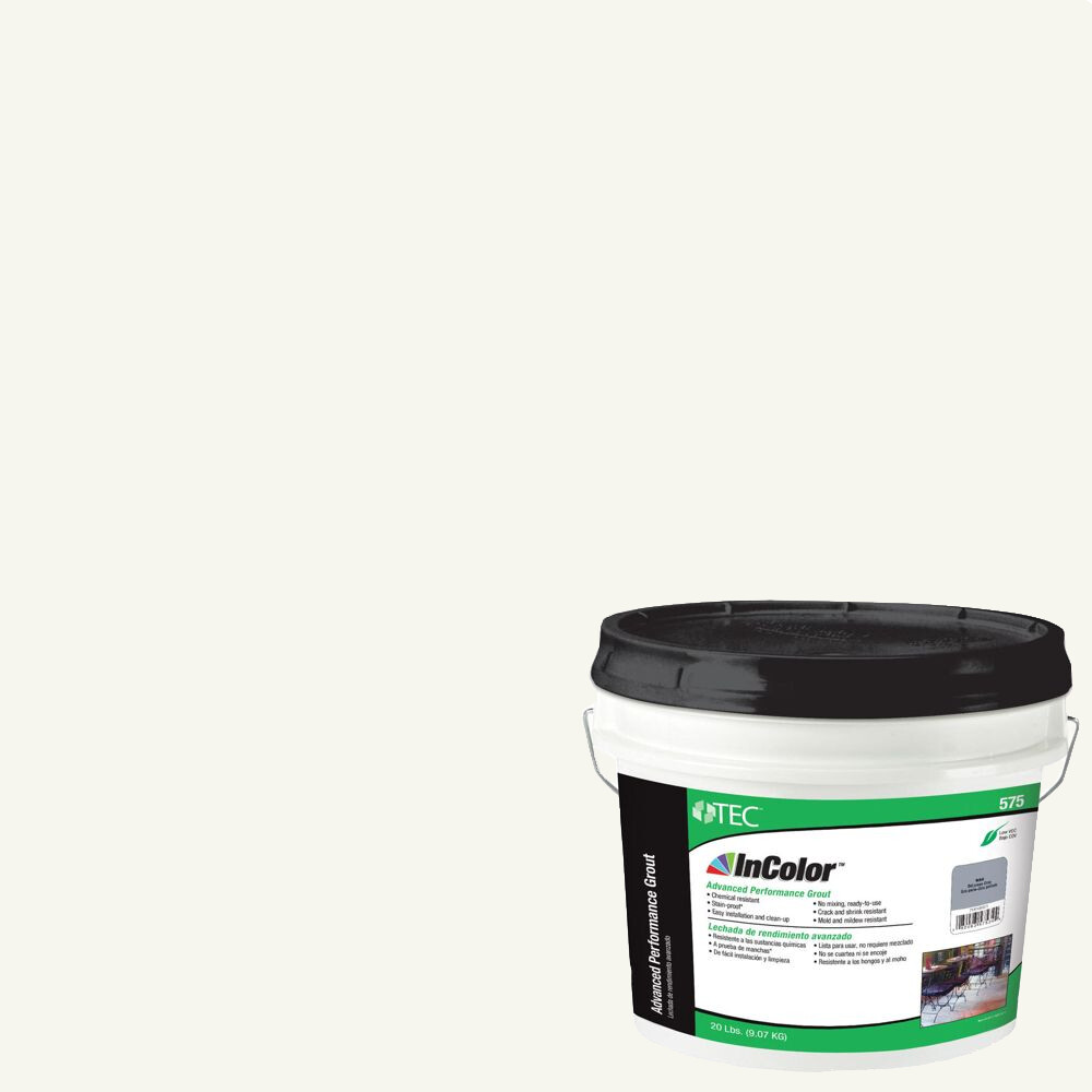 Premixed Grout InColor #910 Bright White 9.07 kg
