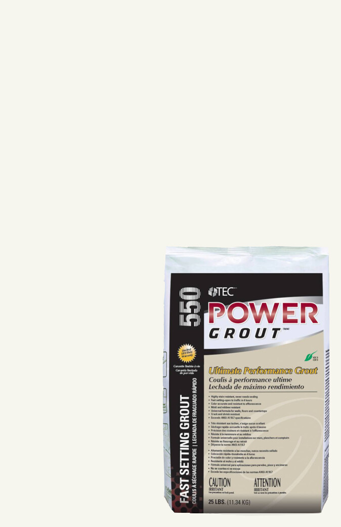 Tile Grout Power Grout #912 Optic White 11.34 kg