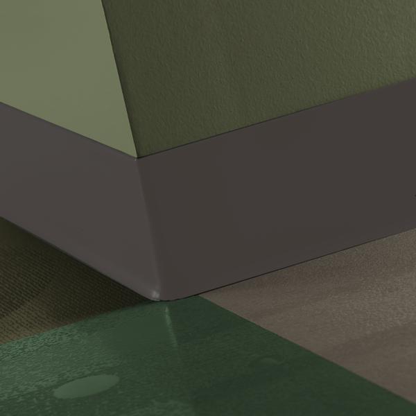 Vinyl TightLock #167 Fudge Wallbase  (Sold in Linear Feet)