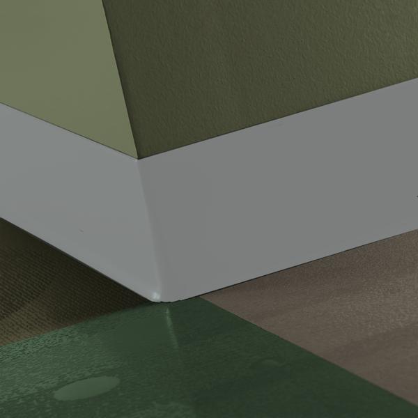 Johnsonite - Vinyl TightLock #38 Pewter Wallbase 75' | FloorBox