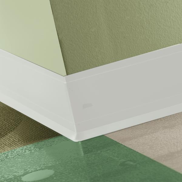 Rubber Perceptions #08 Icicle Contour Wallbase 4-1/4" x 120'