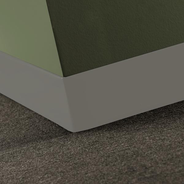 Rubber Wall Base Duracove Thermoplastic Rubber 1/8" (Type TP) TOELESS Duracove #Gray Stone Cottage - 1/8" (3 mm) x 2-1/2" x 120'