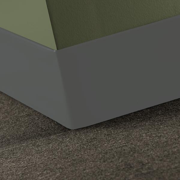 Rubber Wall Base Duracove Thermoplastic Rubber 1/8" (Type TP) TOE Duracove #20 Charcoal - 1/8" (3 mm) x 4-1/2" x 120'
