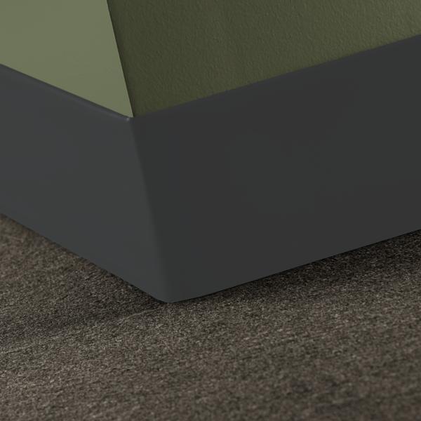 Rubber Wall Base Duracove Thermoplastic Rubber 1/8" (Type TP) TOE Duracove #40 Black - 1/8" (3 mm) x 4-1/2" x 120'