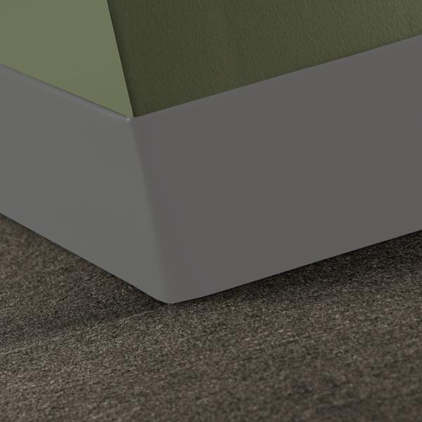 Rubber Wall Base Duracove Thermoplastic Rubber 1/8" (Type TP) TOE Duracove #48 Grey - 1/8" (3 mm) x 4-1/2" x 120'