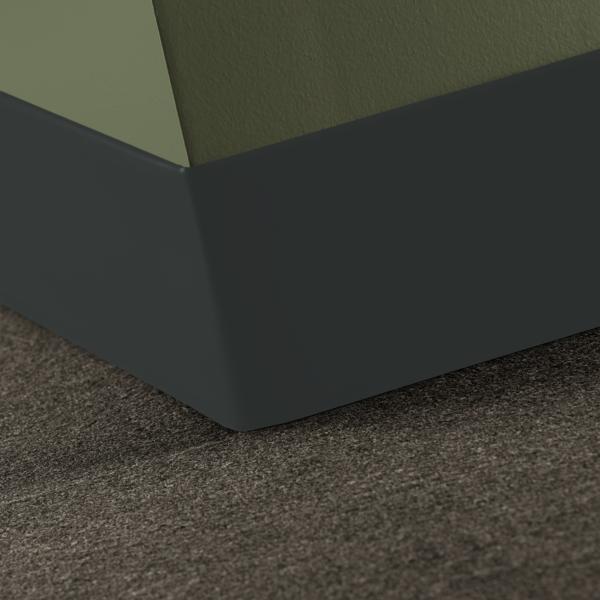 Rubber Wall Base Duracove Thermoplastic Rubber 1/8" (Type TP) TOE Duracove #82 Black Pearl - 1/8" (3 mm) x 4-1/2" x 120'