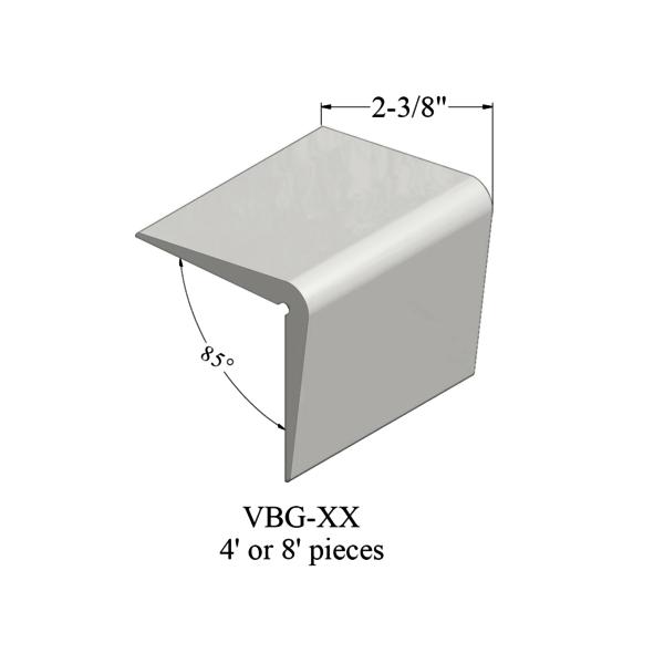 Johnsonite Corner Guards 08 Icicle 23/8" x 4' FloorBox